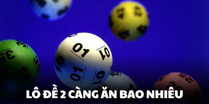 Tiền thưởng khi thắng cược lô 2 càng 